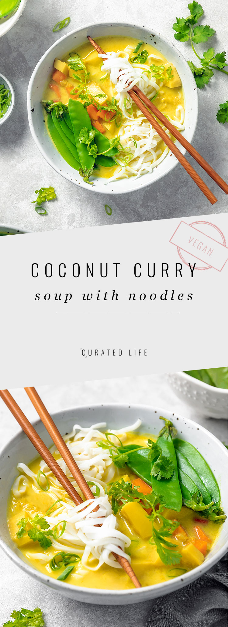 Delicious vegetable Coconut Curry Soup with potato & noodles.

#curry #soup #recipe #coconut #vegetarian #vegan #gluten-free #healthy